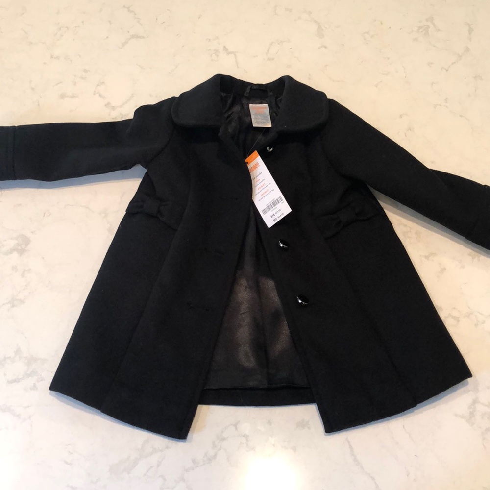 Black pea coat